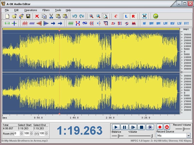 A-OK Audio Editor Screenshot